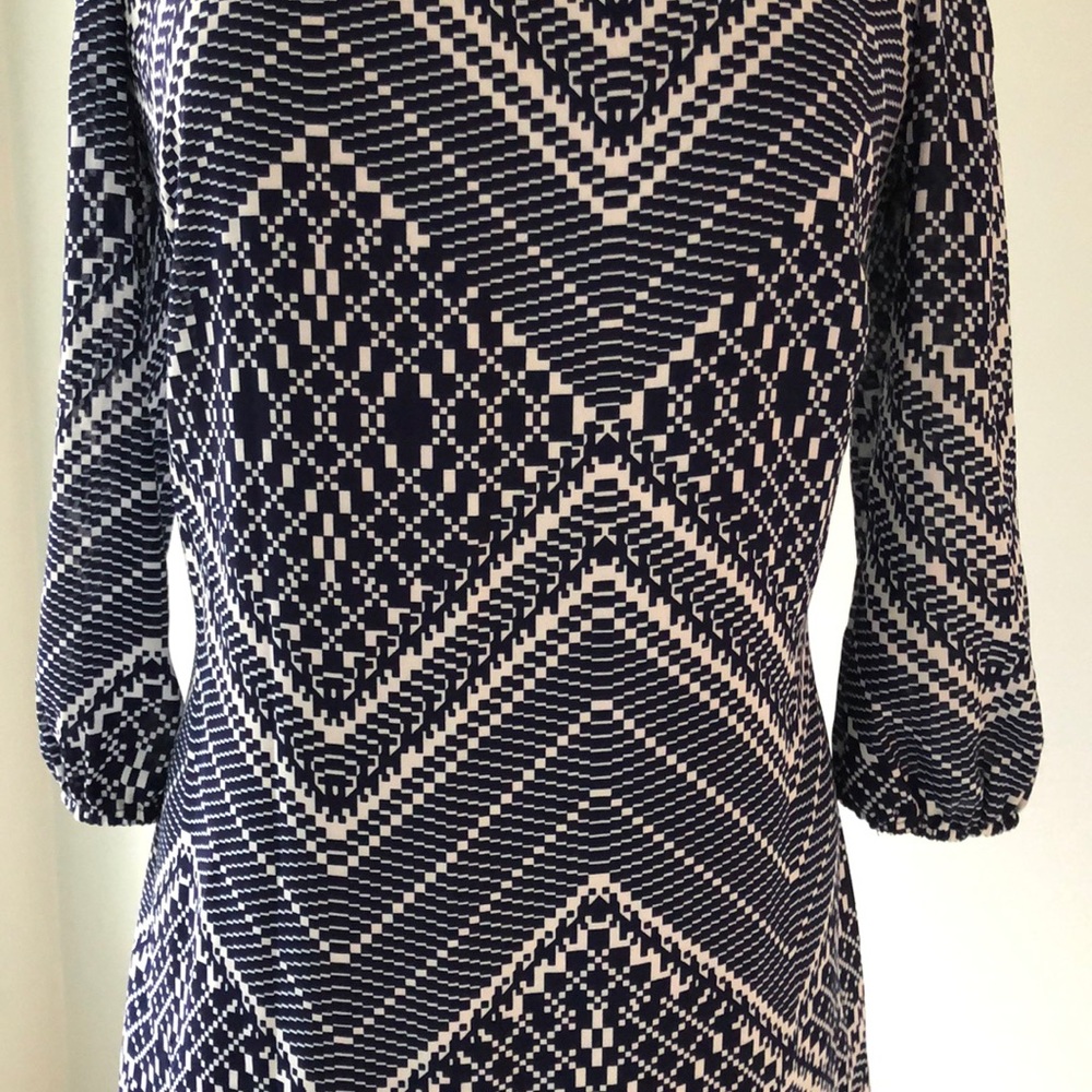 Cold Shoulder Patterned Dress - image 5